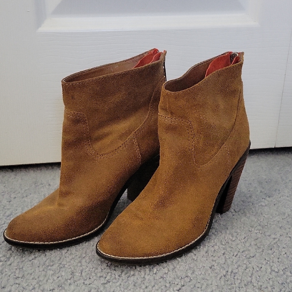 Dolce Vita Brown Suede Ankle Boots